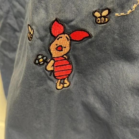 - Disney Pooh @ Disney button down blue shirt - Picture 3 of 11